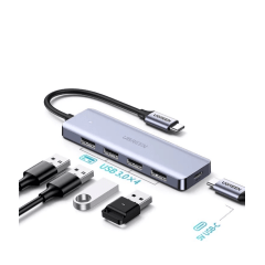 Adaptador UGREEN 4 Portas USB3.0 Hub com USB-C de energia (Ref. 70336) Marca: Ugreen | Modelo: CM219