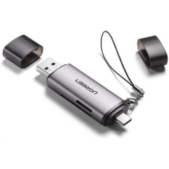 Leitor portátil USB-C +USB 3.1 P- TF-SD 3.0 MicroSD OTG CM184 BASEUS - UGREEN 