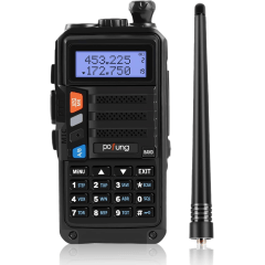 Radio comunicador, UV-S9-PLUS 400-480MHZ Walkie Talkie Longo Alcance, Bateria de 2800mAh Bateria de longa duração, LED Lanterna Walkie Talkie