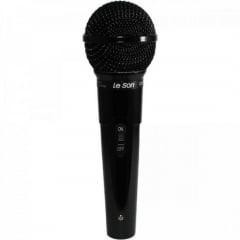 Microfone Dinâmico Cardióide MC200 Preto LESON