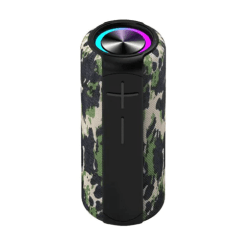 Caixa De Som Bluetooth 10W Resistente à Água IPX6 Camuflada KIMASTER - K450XVD