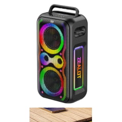 Caixa de Som Bluetooth 200W Zealot PT21 Portátil Potente Caixa de Som Bluetooth 200W Zealot PT21 Portátil Potente