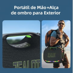 Caixa de Som Bluetooth 250W Zealot ZE21