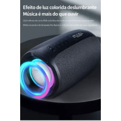 Caixa de Som Bluetooth 5.0 Zealot S61 10W RGB