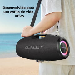 Caixa de Som Bluetooth 5.2 Zealot S78 100W IP67