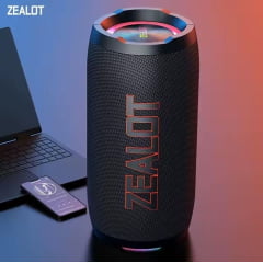 Caixa de Som Bluetooth 5.3 Zealot S76 60W IPX5 14400mAh