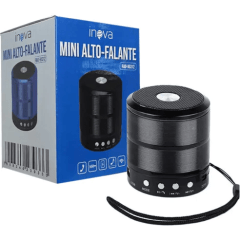 Caixa de Som Bluetooth 887 com Rádio FM e USB Inova - RAD-B5312