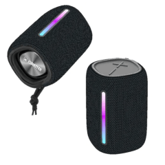 Caixa de Som Bluetooth 8W Portátil Resistente a Água IPX6 Preta Kimaster - K500P