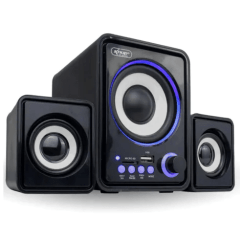 Caixa de Som Bluetooth com USB / SD para PC e Notebook Knup - KP-6017BH