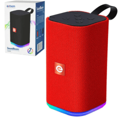 Caixa de Som Bluetooth Multimídia FM/SD/Aux/Usb Led RGB 03452 / Exbom CS-M31BTL