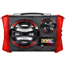 Caixa de Som Bluetooth Multimídia Fm Usb Sd Até 30w Com Pisca Led Infokit - VM-P3202