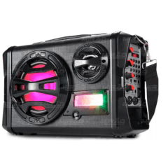 Caixa de Som Bluetooth Multimídia Fm Usb Sd Até 30w Com Pisca Led Infokit - VM-P3202