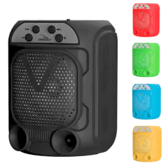 Caixa de Som Bluetooth Portátil Coloridas Rádio FM/USB GRASEP D-S4152