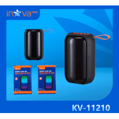 Caixa de Som Bluetooth Portátil com Led INOVA - KV-11210