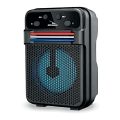 Caixa de Som Bluetooth Portátil com Rádio e USB GRASEP - D-S3154