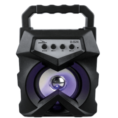 Caixa de Som Bluetooth Portátil SD FM 10w RMS Grasep - D-S24