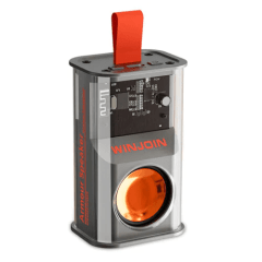 Caixa de Som Bluetooth Portátil Transparente com Led KAPBOM - KA-8880