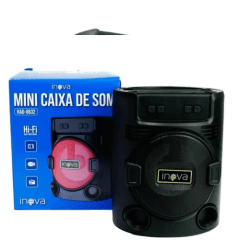 Caixa de Som Bluetooth Portátil Usb Cartão SD Inova - RAD-8632