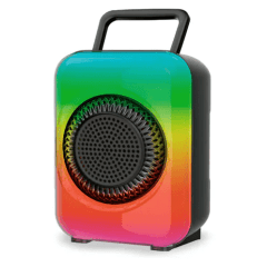 Caixa de Som Bluetooth Portátil USB com Led RGB GRASEP - D-S3161