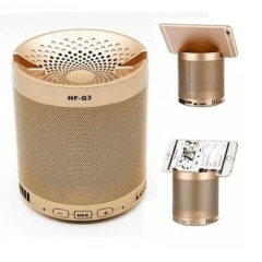 Caixa De Som Bluetooth Q3 Portátil Usb/Sd/Fm Grasep - D-Q3