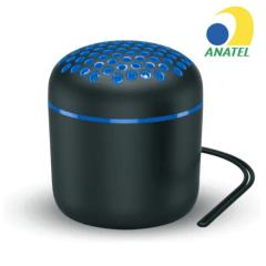 Caixa de Som Bluetooth USB LED GRASEP - D-BH888