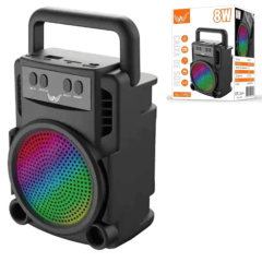 Caixa De Som Com Bluetooth 5.0 Super Potente Led Al-1360