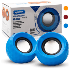 Caixa de Som Multimídia 6W Usb 2.0 P2 Knup - KP-7029