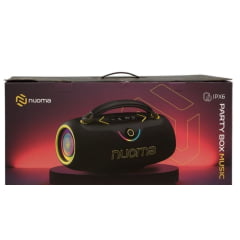 Caixa de Som Nuoma NM-AIP602 350W Bluetooth USB TWS IPX6