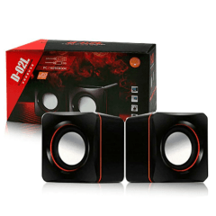Caixa de Som para PC e Notebook Usb 2.0 - D-02L