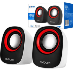 Caixa de Som para Pc e Notebook Usb 2.0 P2 03130 - CS-88