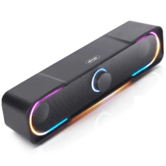 Caixa De Som para PC Notebook TV P2 Soundbar 10W com Led RGB Knup - KP-R0803