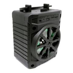 Caixa de Som Portátil Bluetooth / Usb 15,5 X11,5 X8cm Grasep AL-302
