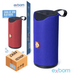 CAIXA FECHADA 30 Unidades Caixa de Som Bluetooth Portátil EXBOM - CS-M31BT
