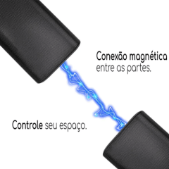Caixa Som Bluetooth Soundbar Gamer 10W para PC e Notebook com Led RGB Knup - KP-RO820