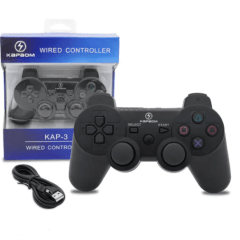 Controle com Fio para Ps3 Dualshock Joystick - KAP-3