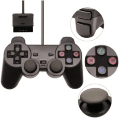 Controle Joystick com Fio para PS2 Dualshock - RG-302