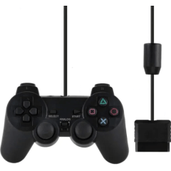 Controle Joystick Play 2 DualShock Black GOAL - GL0064