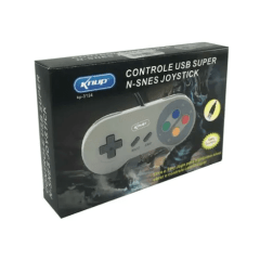 Controle Joystick Usb Super Snes Knup - KP-3124