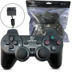 Controle Ps2 com Fio Dualshok Analogico KAPBOM - KAP-2Y