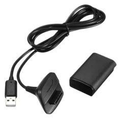 Kit Bateria e Carregador para Controle X-360 Play and Charge - LEY-237