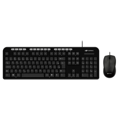 Kit Teclado e Mouse C3Tech USB ABNT2 KT-100BK