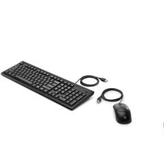 Kit Teclado e Mouse com Fio HP 160 USB ABNT2 – 6HD76AA-AC4