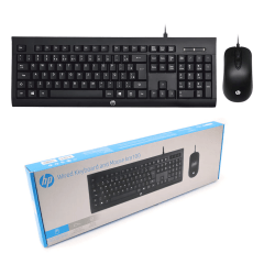 Kit Teclado e Mouse HP com Fio USB ABNT2 KM100 Kit Teclado e Mouse HP com Fio USB ABNT2 KM100