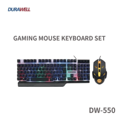 Teclado Gamer KNUP KP-2036 LED RGB Colors USB Anti-Ghosting