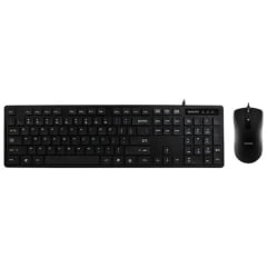 Kit Teclado e Mouse Philips USB 2.0 Com Fio | Mouse 1000DPI C201/SPT6201B