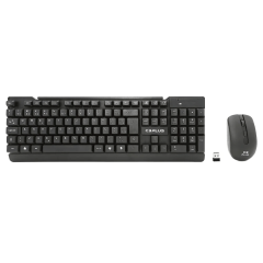 Kit Teclado e Mouse Sem Fio C3Tech K-W11BKV2 Wireless ABNT2