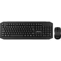 Kit Teclado e Mouse Sem Fio Fortrek Wireless WCF101 ABNT2 Preto