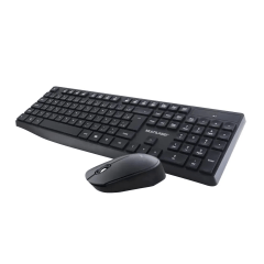 Kit Teclado e Mouse Sem Fio Multilaser TC244 USB 2.4GHz ABNT2 Preto