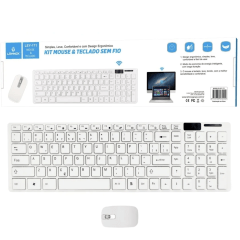 Kit Teclado e Mouse Sem Fio LEY-171 USB Wireless | Sales Distribuidora