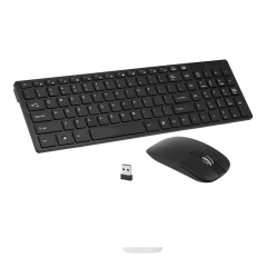 Kit Teclado e Mouse Sem Fio LEY-171 Wireless USB com Conexão 2.4GHz